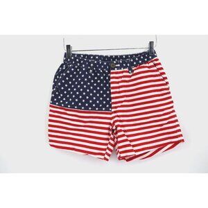 Chubbies Shorts The Mericas Small Red White Blue American Flag Patriotic